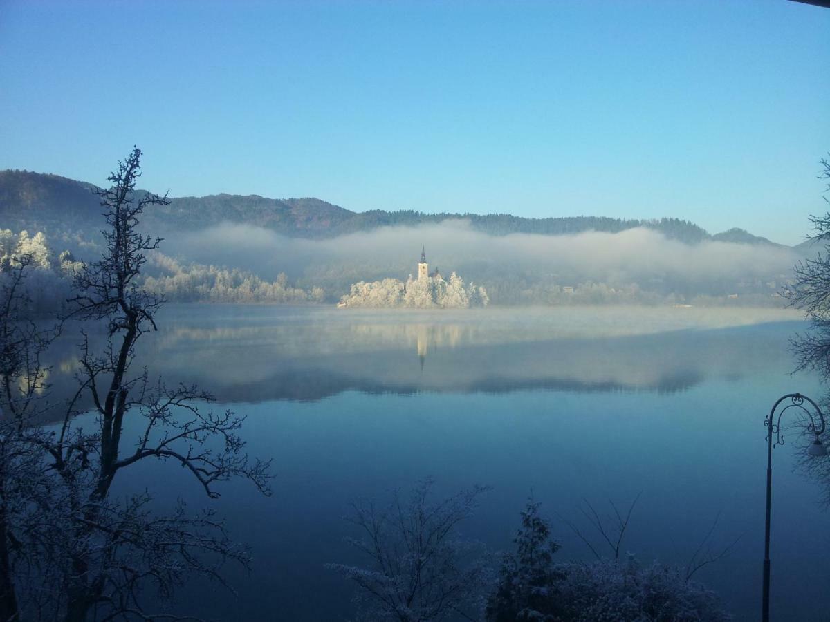 Pletna Lake View Apartment Bled Bagian luar foto