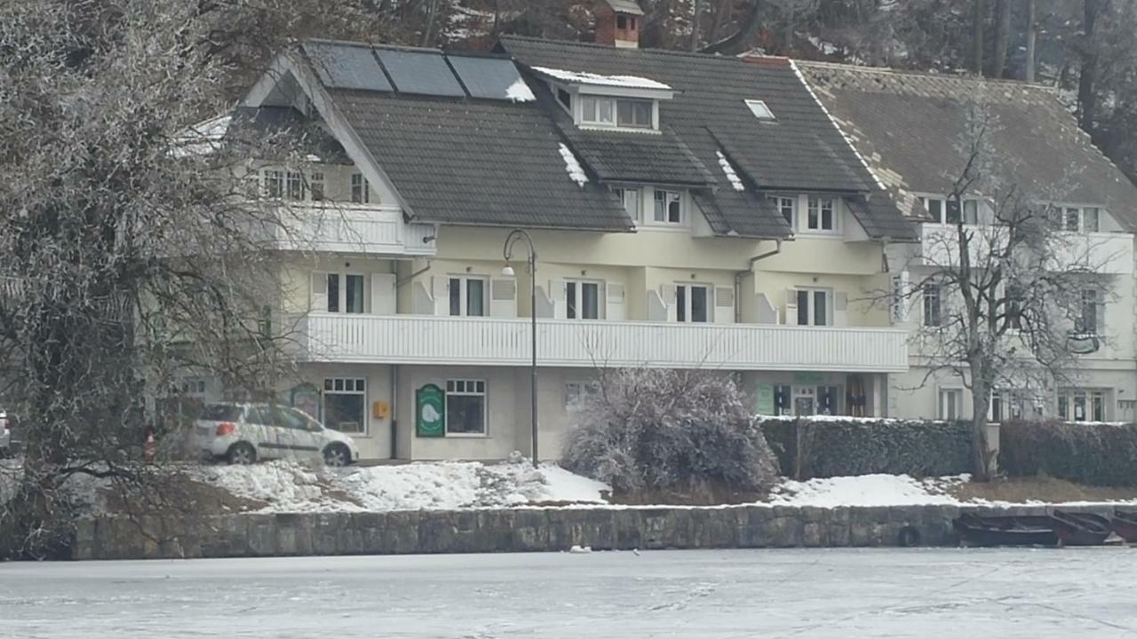 Pletna Lake View Apartment Bled Bagian luar foto