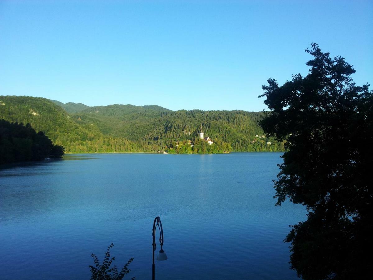Pletna Lake View Apartment Bled Bagian luar foto
